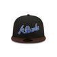 Atlanta Braves Chocolate Visor 59FIFTY Fitted