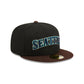 Seattle Mariners Chocolate Visor 59FIFTY Fitted Hat
