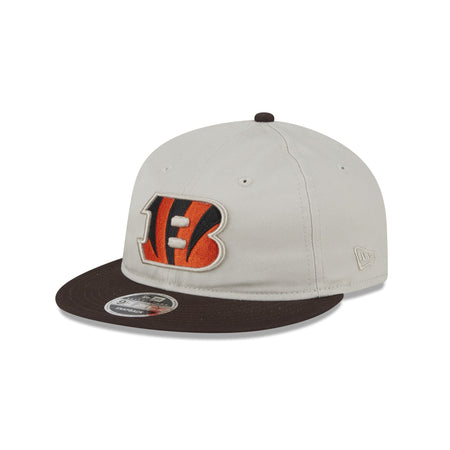 Cincinnati Bengals Two Tone Taupe Retro Crown 9FIFTY Snapback Hat