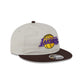 Los Angeles Lakers Two Tone Taupe Retro Crown 9FIFTY Snapback Hat