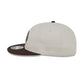 Brooklyn Nets Two Tone Taupe Retro Crown 9FIFTY Snapback Hat