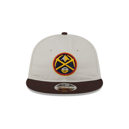 Denver Nuggets Two Tone Taupe Retro Crown 9FIFTY Snapback Hat