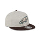 Philadelphia Eagles Two Tone Taupe Retro Crown 9FIFTY Snapback Hat