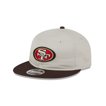 San Francisco 49ers Two Tone Taupe Retro Crown 9FIFTY Snapback Hat