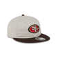 San Francisco 49ers Two Tone Taupe Retro Crown 9FIFTY Snapback
