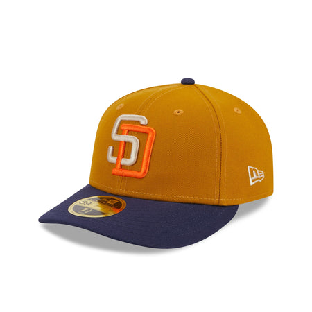 San Diego Padres Vintage Gold Low Profile 59FIFTY Fitted Hat