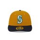 Seattle Mariners Vintage Gold Low Profile 59FIFTY Fitted Hat
