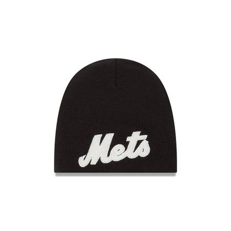 New York Mets Chenille Script Knit Hat