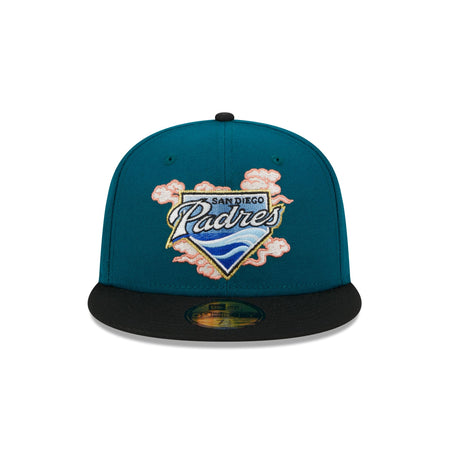 San Diego Padres Cloud Spiral 59FIFTY Fitted Hat