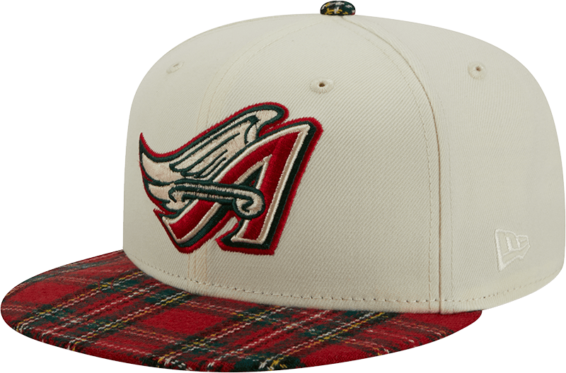 Los Angeles Angels Plaid Visor 9FIFTY Snapback Hat
