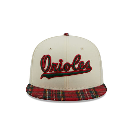 Baltimore Orioles Plaid Visor 9FIFTY Snapback Hat