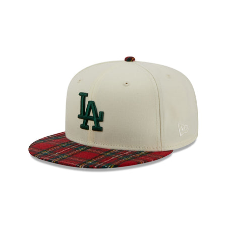 Los Angeles Dodgers Plaid Visor 9FIFTY Snapback Hat