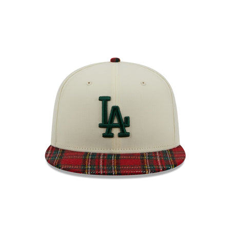 Los Angeles Dodgers Plaid Visor 9FIFTY Snapback Hat