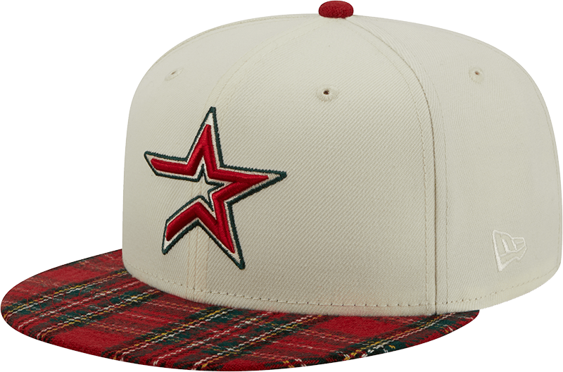Houston Astros Plaid Visor 9FIFTY Snapback Hat
