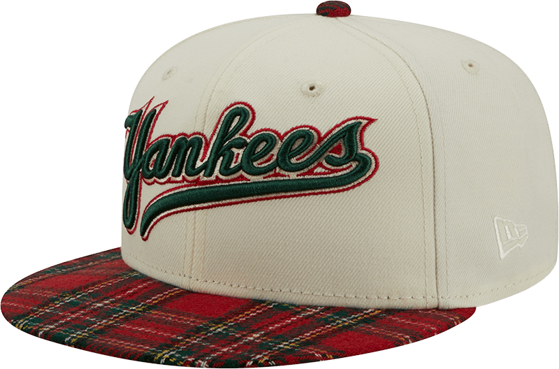 New York Yankees Plaid Visor 9FIFTY Snapback Hat