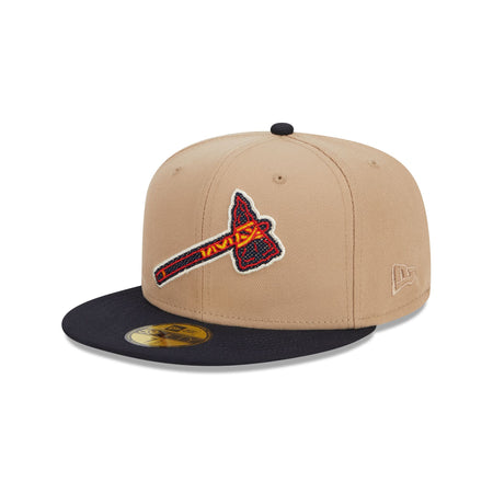 Atlanta Braves Needlepoint 59FIFTY Fitted Hat