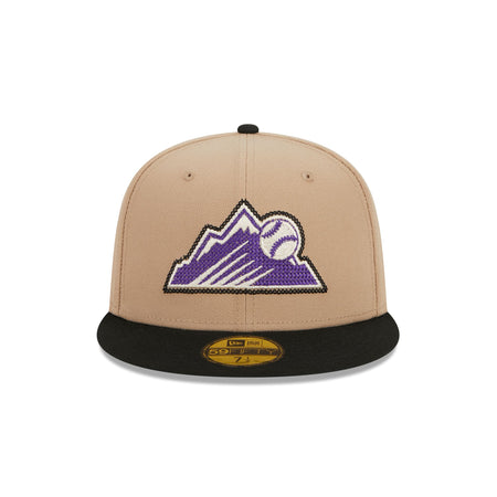 Colorado Rockies Needlepoint 59FIFTY Fitted Hat