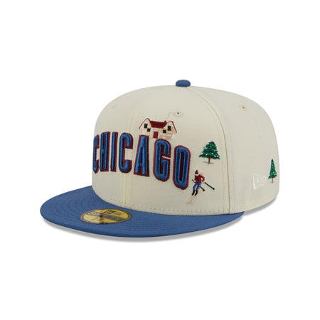Chicago Cubs Snowbound 59FIFTY Fitted Hat