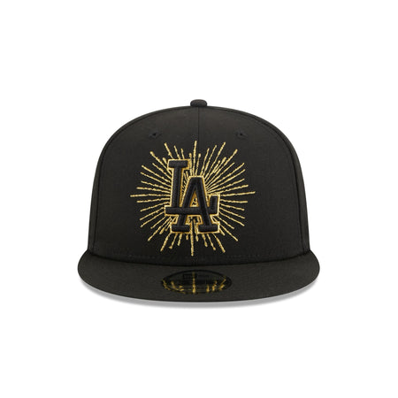 Los Angeles Dodgers Metallic Logo 9FIFTY Snapback Hat
