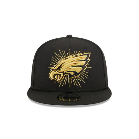 Philadelphia Eagles Metallic Logo 9FIFTY Snapback Hat