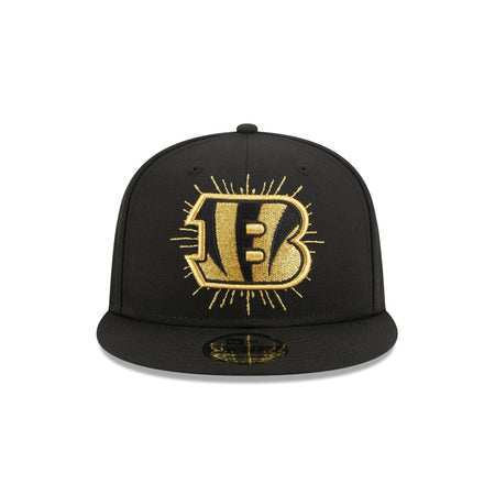 Cincinnati Bengals Metallic Logo 9FIFTY Snapback Hat