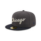 Chicago White Sox Graphite Crown 59FIFTY Fitted Hat