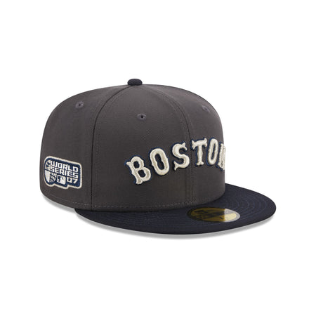 Boston Red Sox Graphite Crown 59FIFTY Fitted Hat