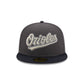 Baltimore Orioles Graphite Crown 59FIFTY Fitted Hat