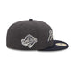Atlanta Braves Graphite Crown 59FIFTY Fitted Hat