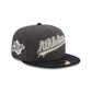 Oakland Athletics Graphite Crown 59FIFTY Fitted Hat