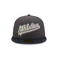 Oakland Athletics Graphite Crown 59FIFTY Fitted Hat