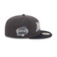 Miami Marlins Graphite Crown 59FIFTY Fitted Hat