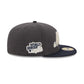 New York Mets Graphite Crown 59FIFTY Fitted Hat
