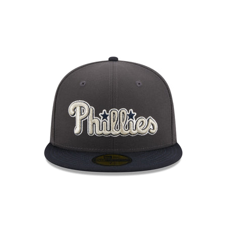 Philadelphia Phillies Graphite Crown 59FIFTY Fitted Hat
