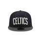 Boston Celtics Navy Crown 59FIFTY Fitted Hat