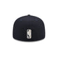 Chicago Bulls Navy Crown 59FIFTY Fitted Hat