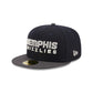 Memphis Grizzlies Navy Crown 59FIFTY Fitted Hat