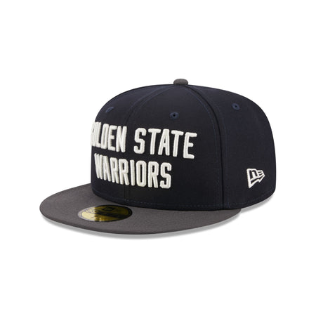 Golden State Warriors Navy Crown 59FIFTY Fitted Hat