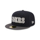 San Francisco 49ers Navy Crown 59FIFTY Fitted Hat