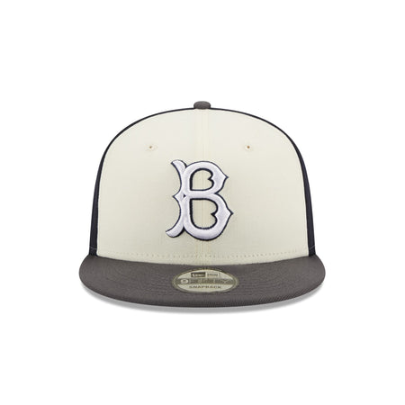 Brooklyn Dodgers Graphite Visor 9FIFTY Snapback Hat
