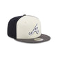 Atlanta Braves Graphite Visor 9FIFTY Snapback Hat