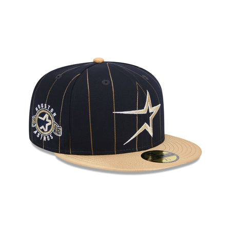 Houston Astros Throwback Pinstripe 59FIFTY Fitted Hat