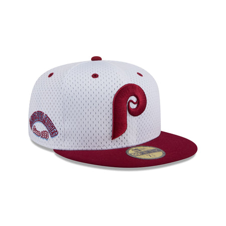 Philadelphia Phillies Throwback Mesh 59FIFTY Fitted