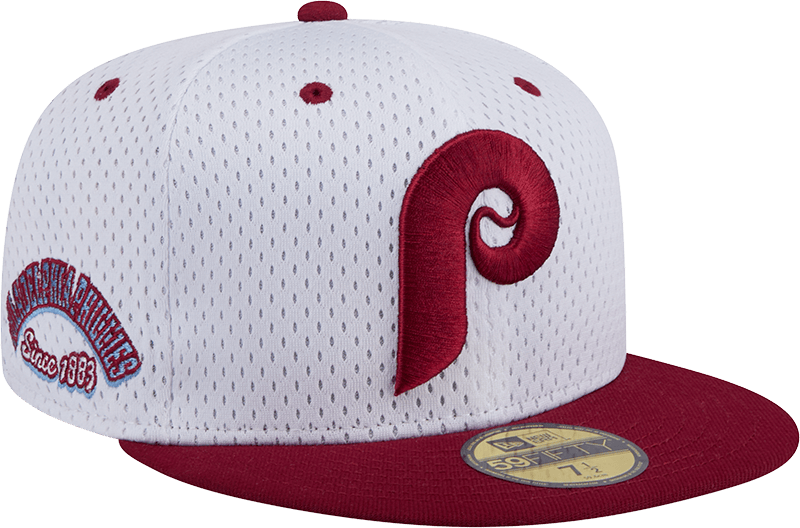 Philadelphia Phillies Throwback Mesh 59FIFTY Fitted Hat
