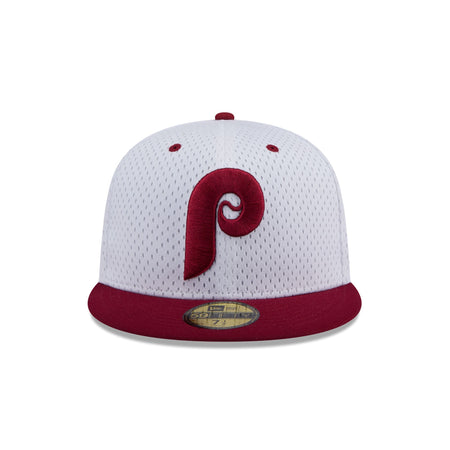 Philadelphia Phillies Throwback Mesh 59FIFTY Fitted