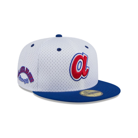 Atlanta Braves Throwback Mesh 59FIFTY Fitted
