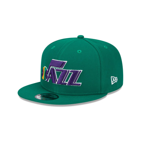 Utah Jazz Classic Edition Green 9FIFTY Snapback Hat