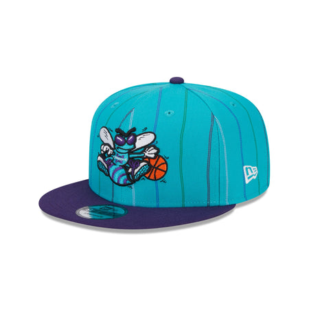 Charlotte Hornets Classic Edition Blue Striped 9FIFTY Snapback Hat