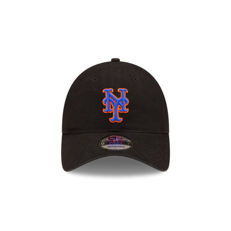 New York Mets Core Classic Black 9TWENTY Adjustable Hat