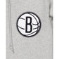 Brooklyn Nets Gray Logo Select Full-Zip Hoodie